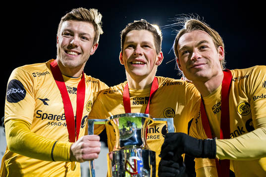Fredrik Bjørkan, Sondre Brunstad Fet and Patrick Berg of
