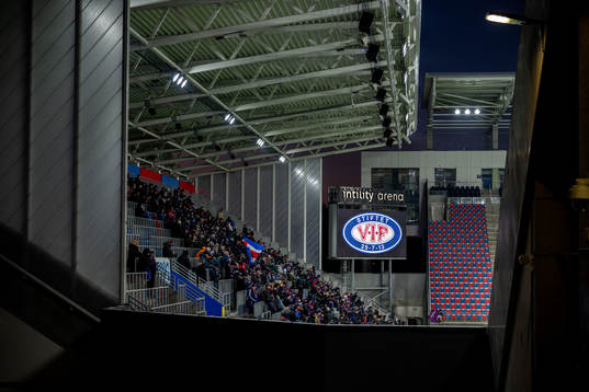 General exterior view of Intility Arena