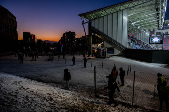 General exterior view of Intility Arena