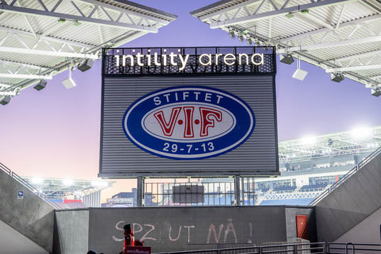 General exterior view of Intility Arena