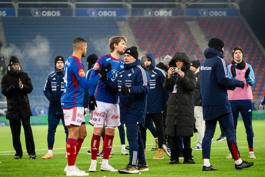 Aaron Kiil Olsen, Stefan Strandberg and head coach Geir