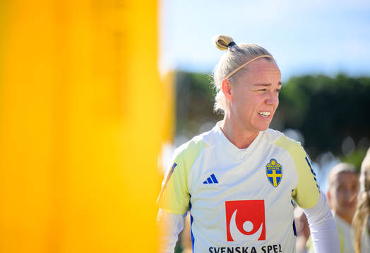 Caroline Seger of Sweden of the women's national football