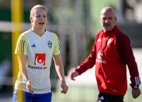 Anna Anvegård of Sweden of the women's national football