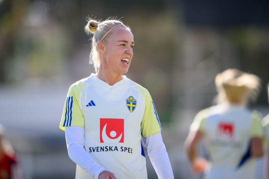 Caroline Seger of Sweden of the women's national football