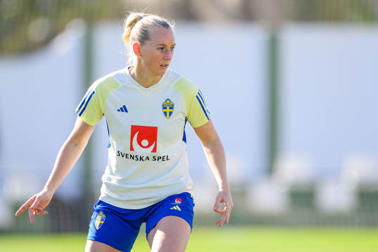 Stina Blackstenius of Sweden of the women's national