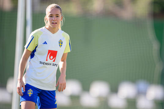 Hanna Lundkvist of Sweden of the women's national football