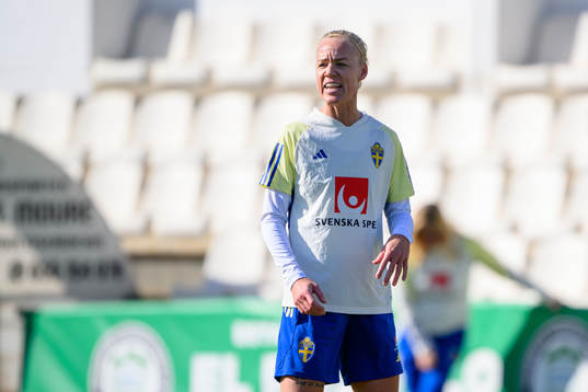 Caroline Seger of Sweden of the women's national football
