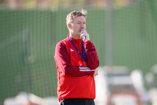 Head coach Peter Gerhardsson of Sweden of the women's