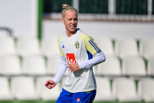 Caroline Seger of Sweden of the women's national football