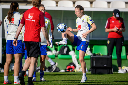 Anna Anvegård of Sweden of the women's national football