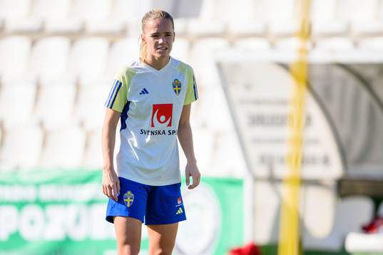 Hanna Lundkvist of Sweden of the women's national football