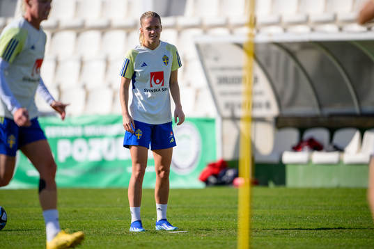 Of the women's national football team of Sweden at a
