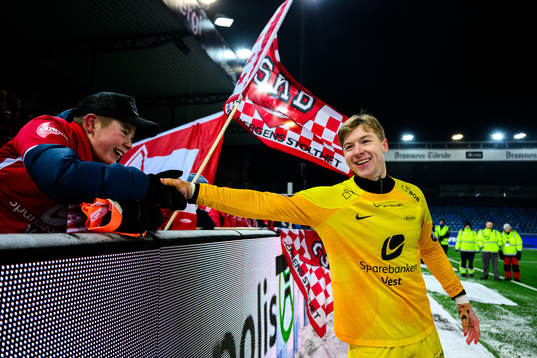 Goalkeeper Mathias Dyngeland of Brann
