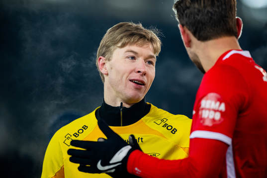 Goalkeeper Mathias Dyngeland of Brann