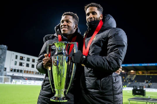 Pemi Moumbagna Faris and Amahl Pellegrino of Bodø/Glimt