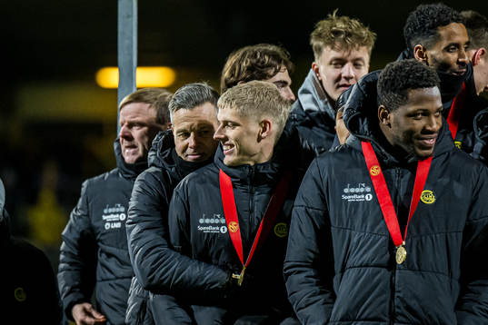 Kjetil Knutsen, head coach of Bodø/Glimt, Albert Grønbæk