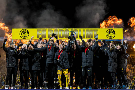 Players of Bodø/Glimt celebrates