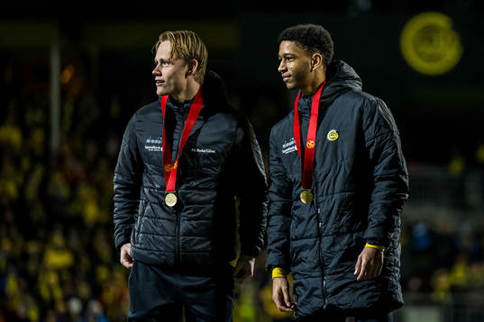 Tobias Gulliksen and Daniel Bassi of Bodø/Glimt