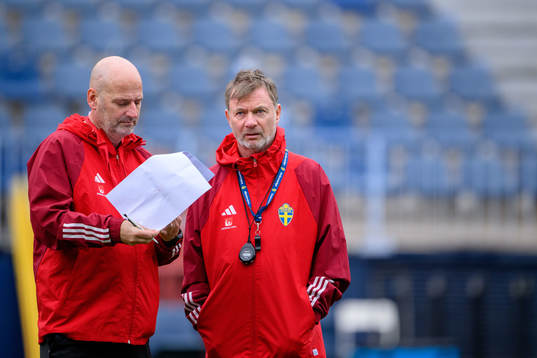 Assistant coach Magnus Wikman and Head coach Peter