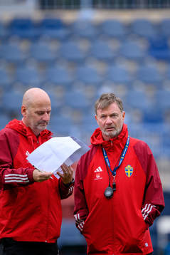 Assistant coach Magnus Wikman and Head coach Peter