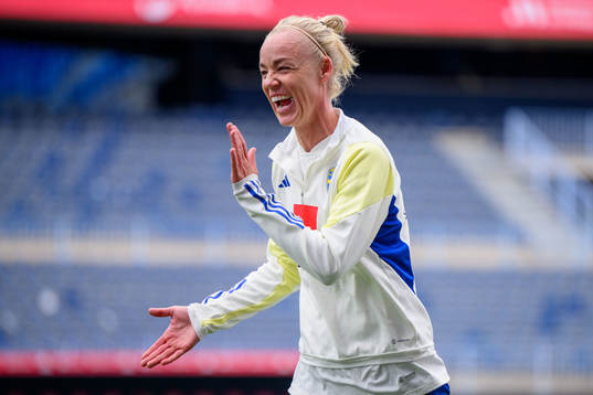 Caroline Seger of Sweden of the women’s national football