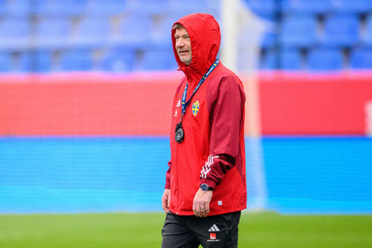 Head coach Peter Gerhardsson of Sweden of the women’s