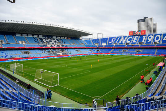 General view of Estadio La Rosaleda