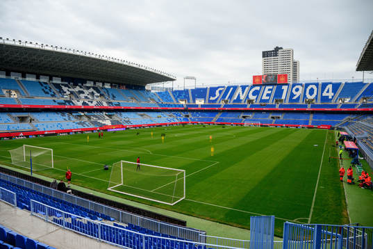 General view of Estadio La Rosaleda