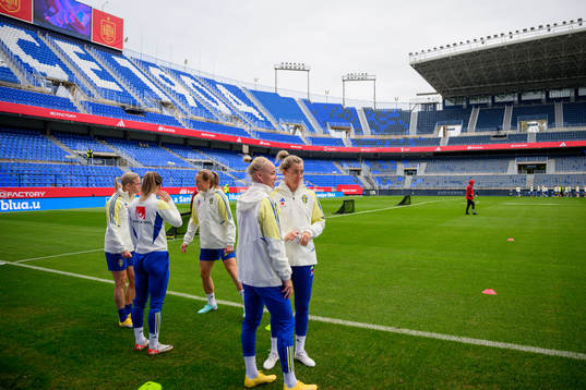 Caroline Seger and Linda Sembrant of Sweden of the