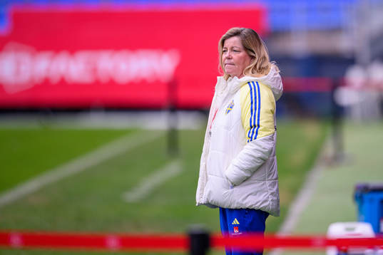 Team manager Marika Domanski Lyfors of the women’s