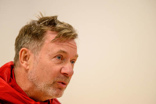 Head coach Peter Gerhardsson of Sweden of the women’s