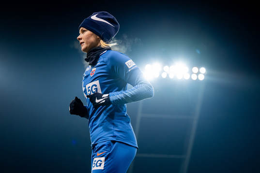Ada Hegerberg of the Norwegian women's national football
