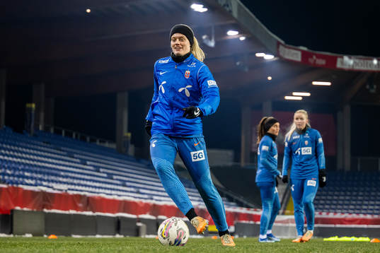 Mathilde Harviken of the Norwegian women's national