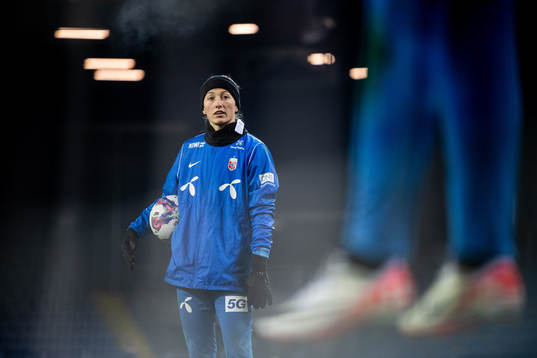Goalkeeper Cecilie Fiskerstrand of the Norwegian women's