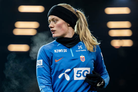 Mathilde Harviken of the Norwegian women's national