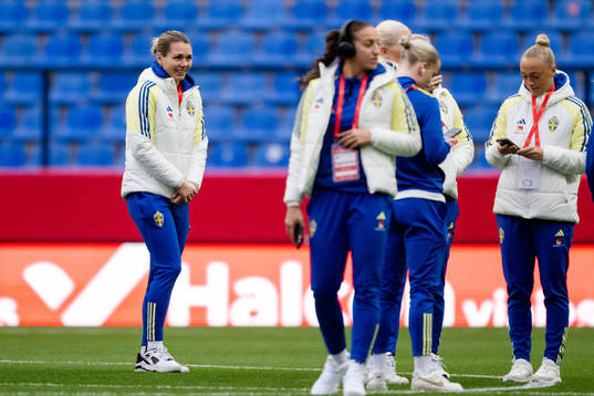 Goalkeeper Jennifer Falk of Sweden