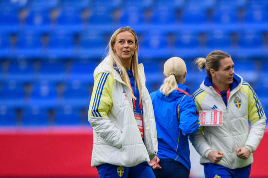 Amanda Ilestedt of Sweden ahed of the UEFA Women's Nations