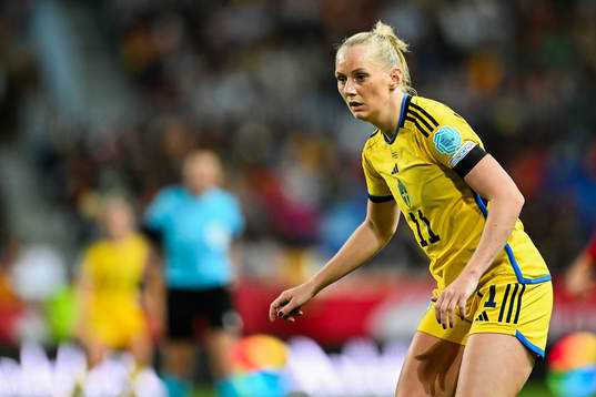 Stina Blackstenius of Sweden