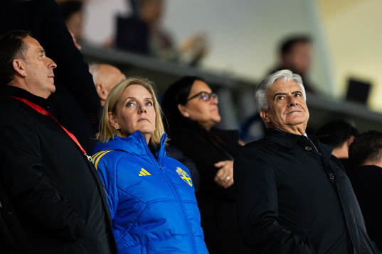 Annika Grälls in the stand