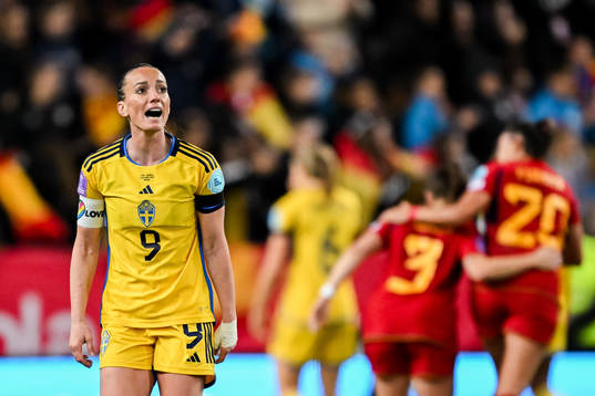 during the UEFA Women's Nations League football match