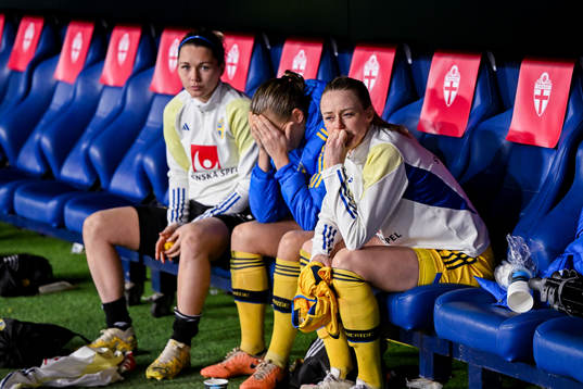 goalkeeper Jennifer Falk , Magdalena Eriksson and Amanda