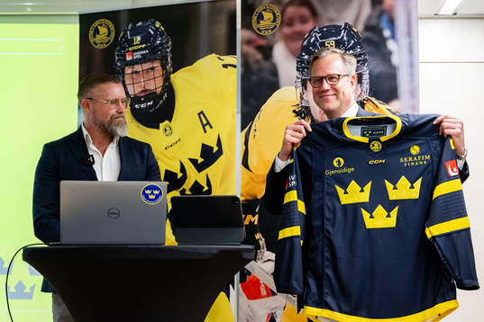 Svenska Ishockeyförbundets generalsekreterare Johan Stark