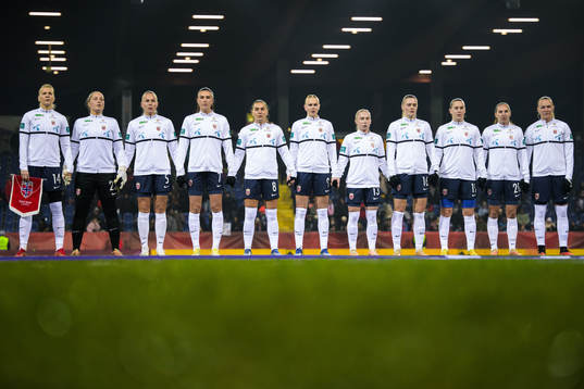 Players of Norway at line up
