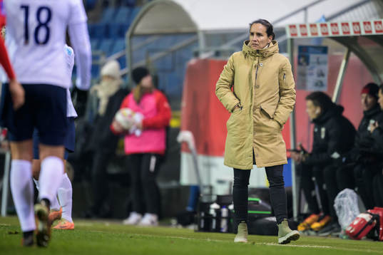 Head coach Irene Fuhrmann of Austria