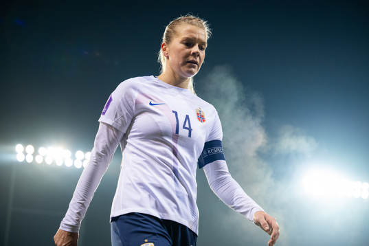 Ada Hegerberg of Norway at half-time