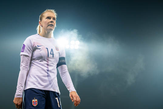Ada Hegerberg of Norway at half-time