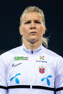 Ada Hegerberg of Norway line up