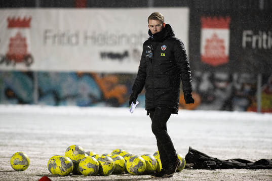 Helsingborgs tränare Kristoffer Schönebeck
