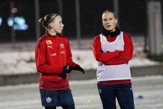 Helsingborgs Maja Karlsson och Cornelia Rahmberg