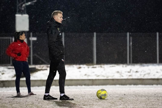 Helsingborgs assisterande tränare Elias Åkeborg